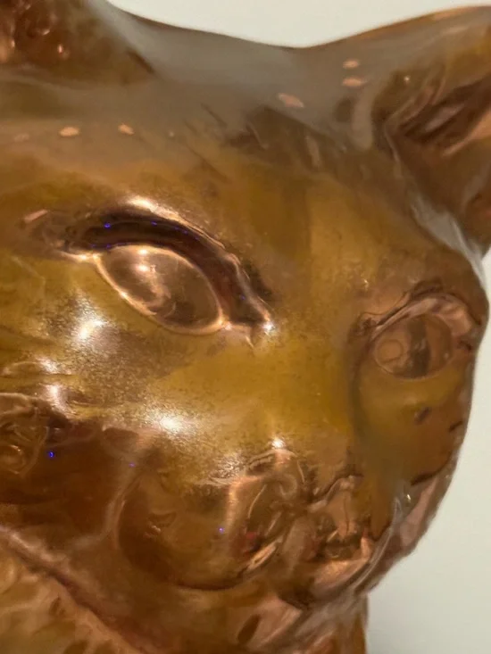 Vintage Copper Cat mold wall hanging - Picture 7 of 10